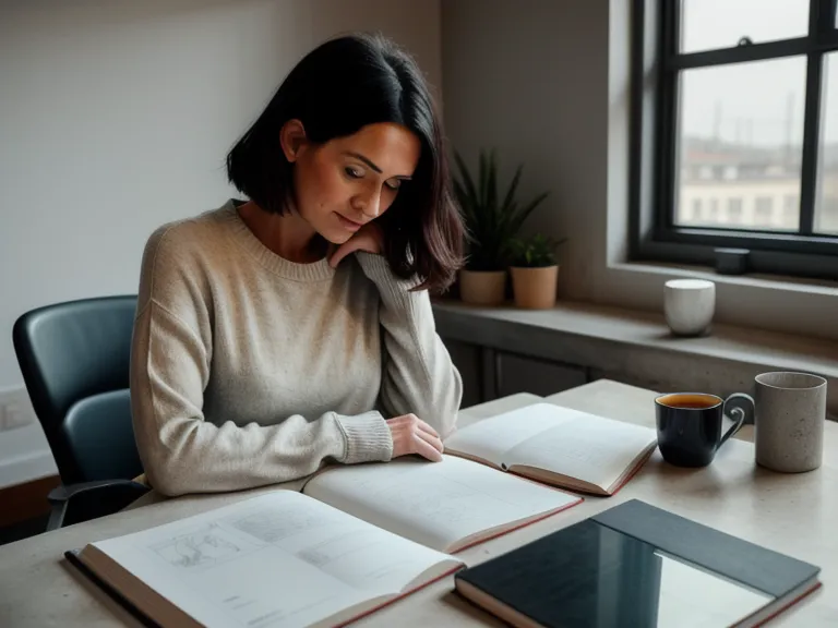 Coin bureau avec deux versions d'un plan de coffrage béton, brouillon raturé et version corrigée après une erreur d'échelle