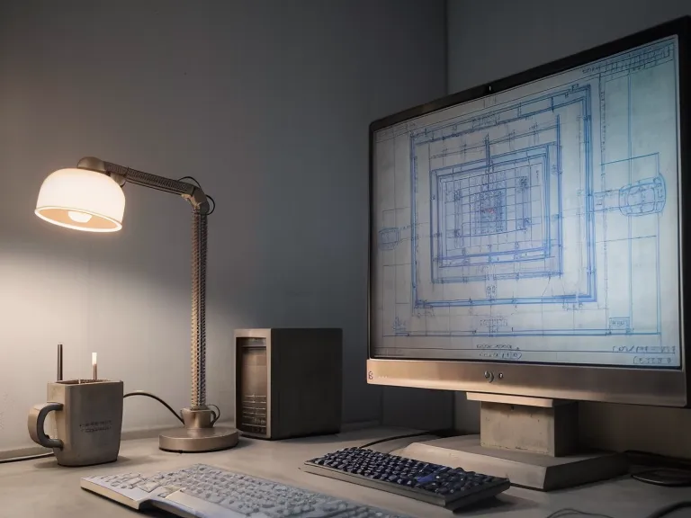 Écran AutoCAD montrant le ferraillage d'une semelle de fondation, pendant un apprentissage débutant d'AutoCAD